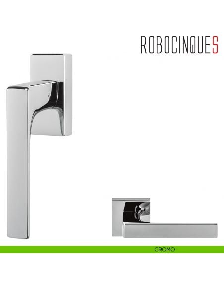 Maniglia per finestra martellina DK Robocinque S Colombo Design cromo