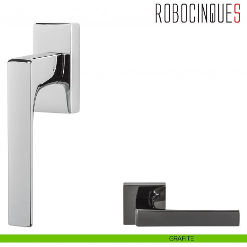 Maniglia per finestra martellina DK Robocinque S Colombo Design grafite