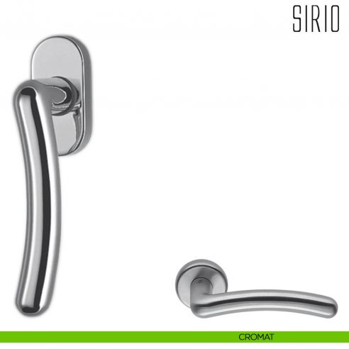 Maniglia per finestra martellina DK Sirio Colombo Design cromat