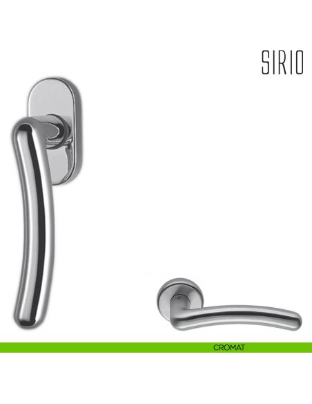 Maniglia per finestra martellina DK Sirio Colombo Design cromat