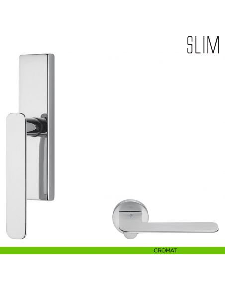 Maniglia per finestra cremonese Slim Colombo Design cromat