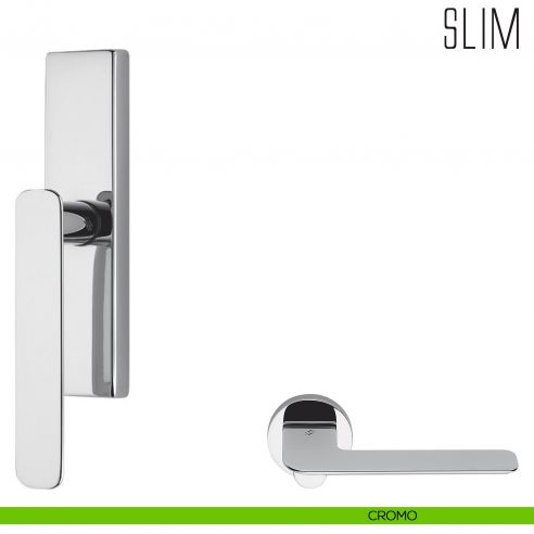 Maniglia per finestra cremonese Slim Colombo Design cromo