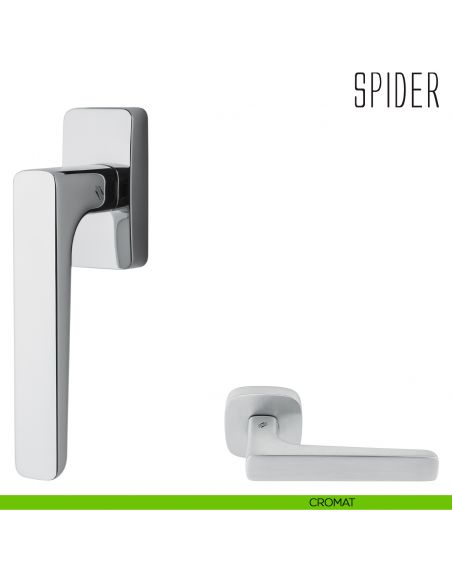 Maniglia per finestra martellina DK Spider Colombo Design cromat