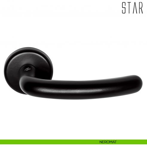 Maniglia per porta Star Colombo Design neromat