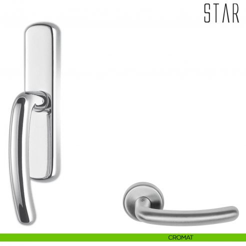 Maniglia per finestra cremonese Star Colombo Design cromat