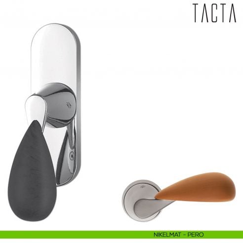 Maniglia per finestra cremonese Tacta Colombo Design nikelmat - pero