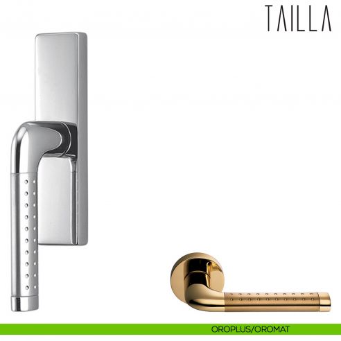 Maniglia per finestra cremonese Tailla Colombo Design oroplus - oromat