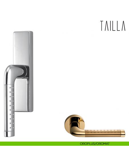 Maniglia per finestra cremonese Tailla Colombo Design oroplus - oromat