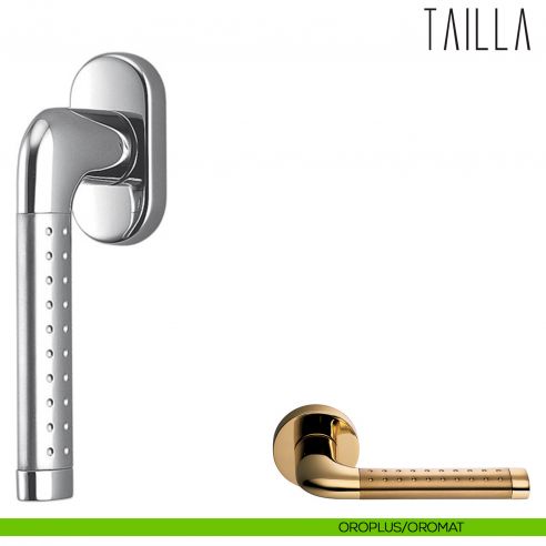 Maniglia per finestra martellina DK Tailla Colombo Design oroplus - oromat