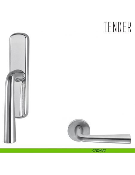 Maniglia per finestra cremonese Tender Colombo Design cromat