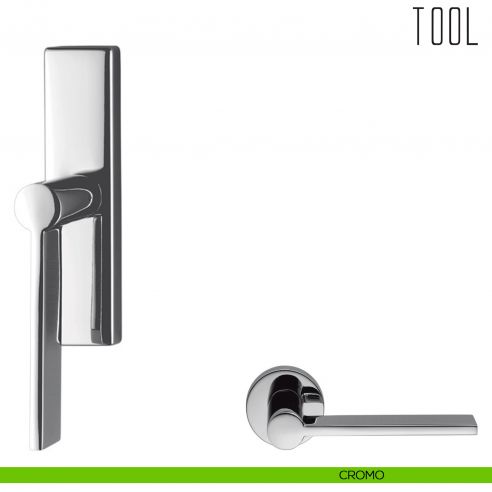 Maniglia per finestra cremonese Tool Colombo Design cromo