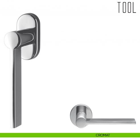 Maniglia per finestra martellina DK Tool Colombo Design cromat