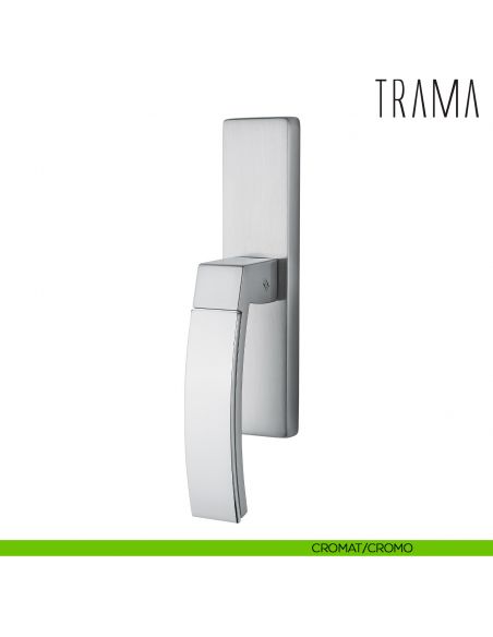 Maniglia per finestra cremonese Trama Colombo Design cromat - cromo