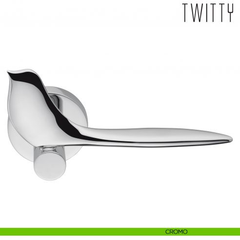 Maniglia per porta Twitty Colombo Design cromo