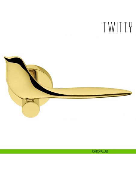 Maniglia per porta Twitty Colombo Design oroplus
