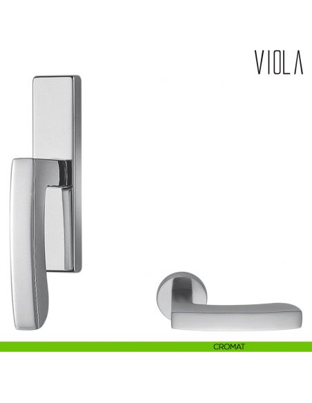 Maniglia per finestra cremonese Viola Colombo Design cromat