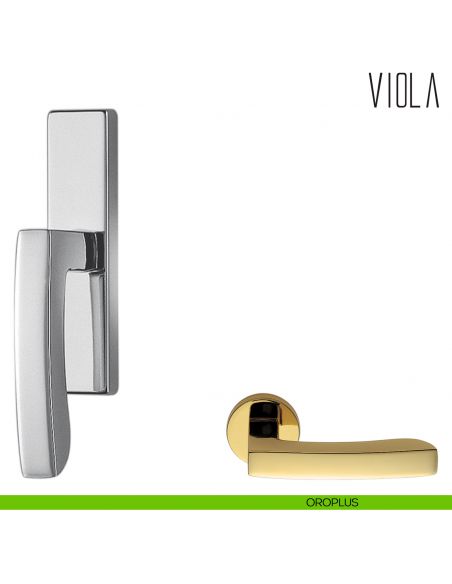 Maniglia per finestra cremonese Viola Colombo Design oroplus