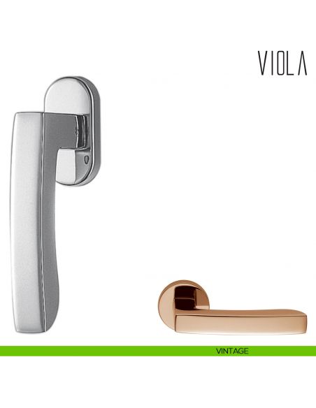 Maniglia per finestra martellina DK Viola Colombo Design vintage