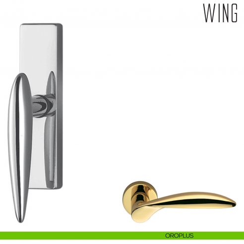 Maniglia per finestra cremonese Wing Colombo Design oroplus