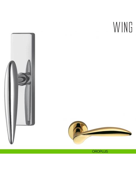 Maniglia per finestra cremonese Wing Colombo Design oroplus