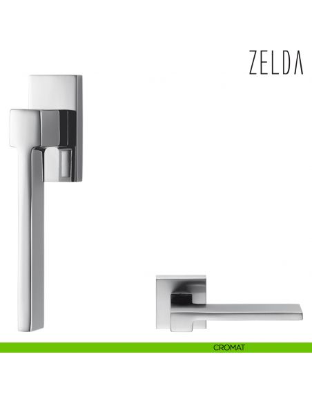 Maniglia per finestra martellina DK Zelda Colombo Design cromat