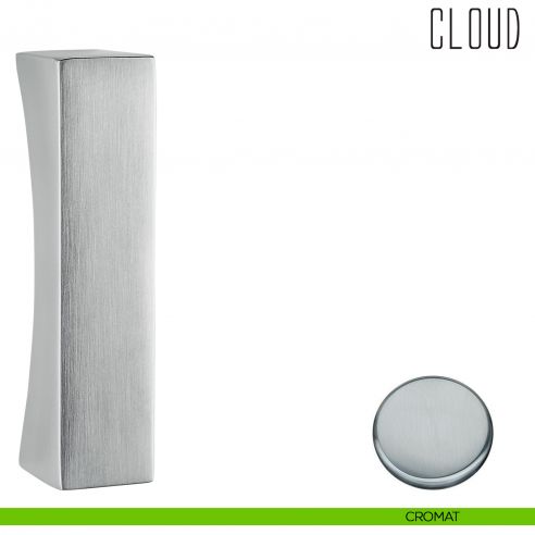 Coppia maniglioni per porta in vetro Cloud Colombo Design cromat