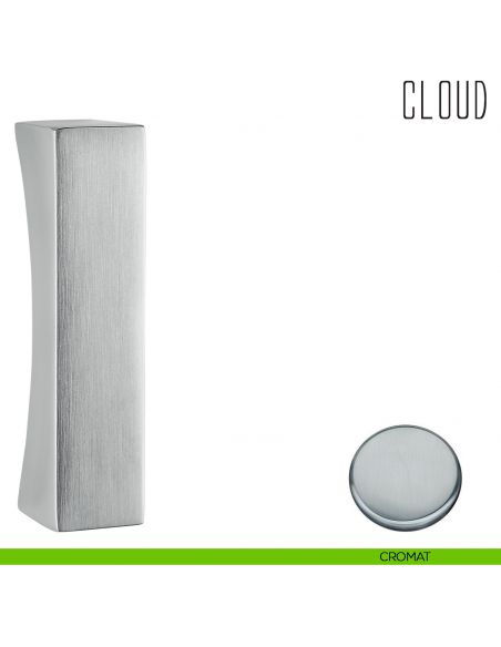 Coppia maniglioni per porta in vetro Cloud Colombo Design cromat