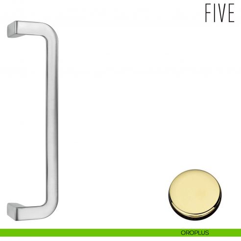 Maniglione per porta Five Colombo Design zancato oroplus