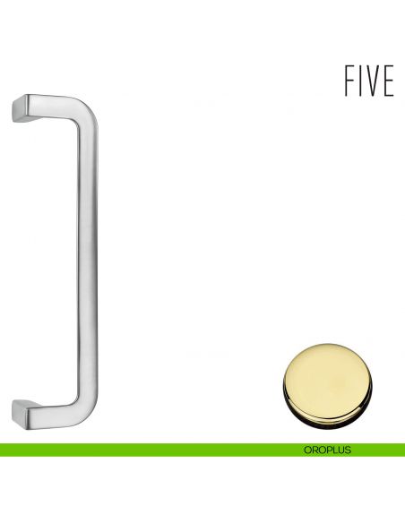 Maniglione per porta Five Colombo Design zancato oroplus