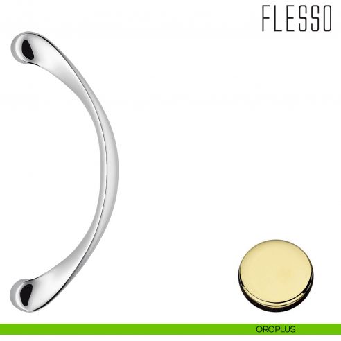 Maniglione per porta Flesso Colombo Design zancato CB16 Z/A oroplus