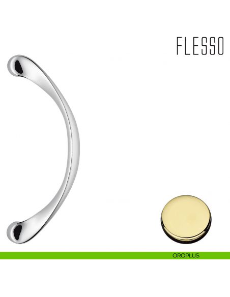 Maniglione per porta Flesso Colombo Design zancato CB16 Z/A oroplus