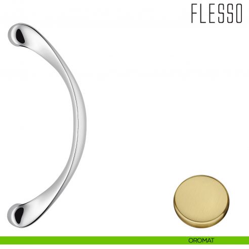 Maniglione per porta Flesso Colombo Design zancato CB16 Z/B oromat