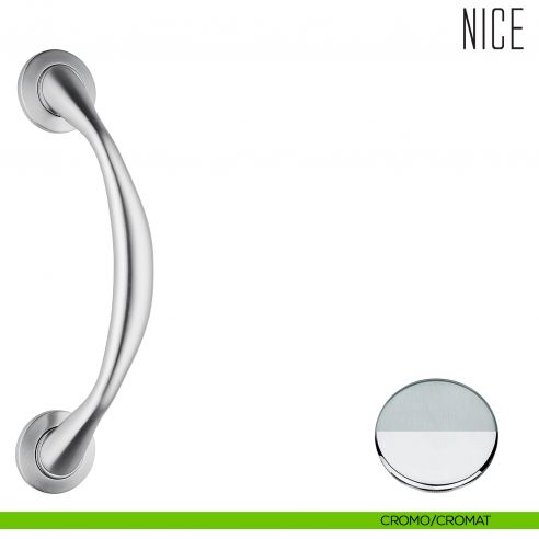 Maniglione per porta Nice Colombo Design zancato cromat - cromo