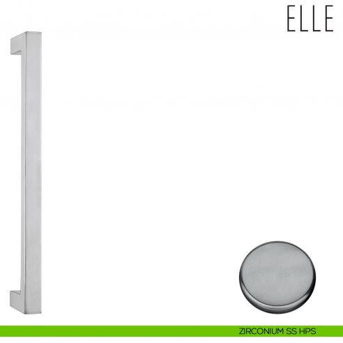 Maniglione per porta Elle Colombo Design zirconium ss hps