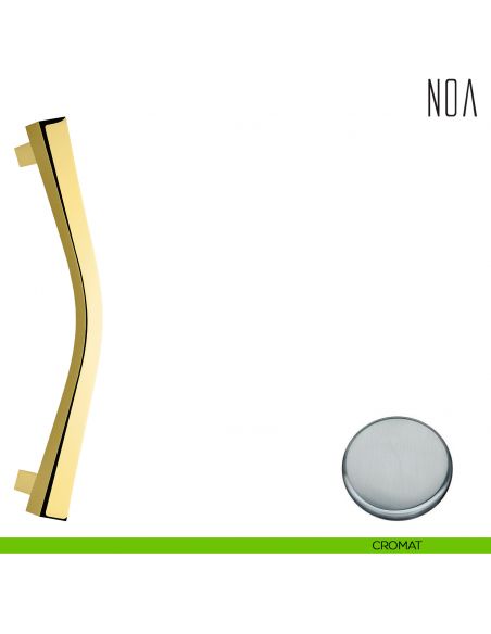 Maniglione per porta Noa Colombo Design zancato ID26 B cromat