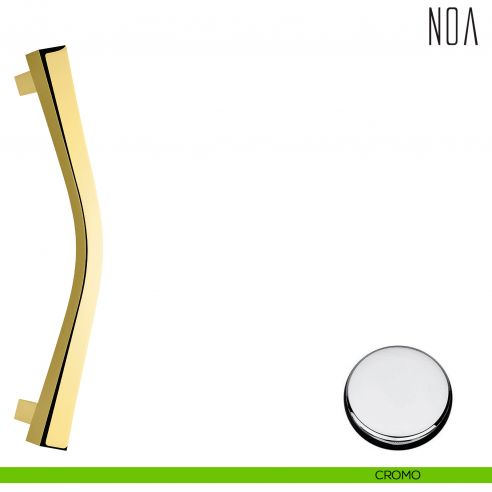 Maniglione per porta Noa Colombo Design zancato ID26 B cromo