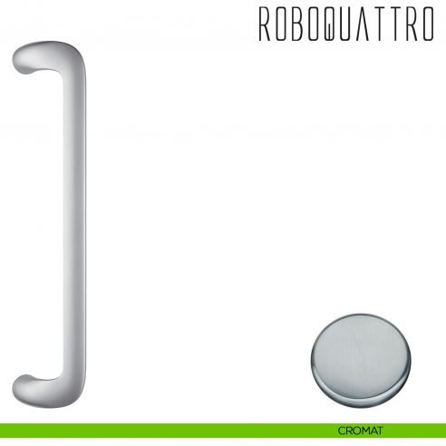 Maniglione per porta Roboquattro Colombo Design zancato ID46 A cromat