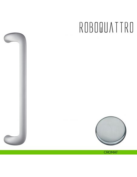 Maniglione per porta Roboquattro Colombo Design zancato ID46 A cromat