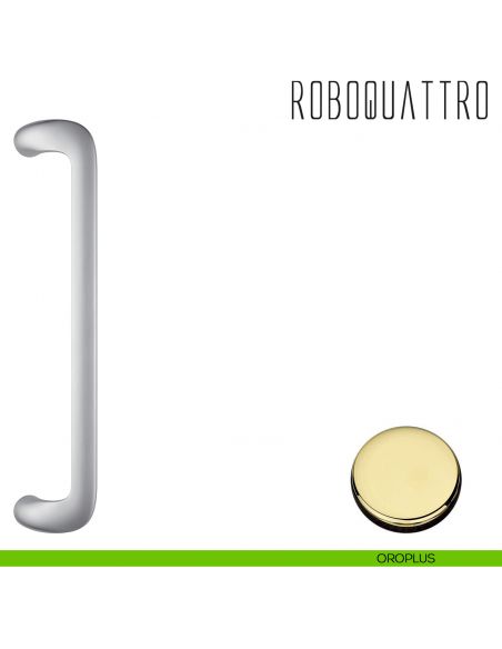 Maniglione per porta Roboquattro Colombo Design zancato ID46 A oroplus