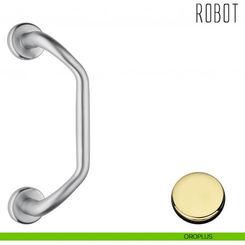 Maniglione per porta Robot Colombo Design zancato CD16 B oroplus