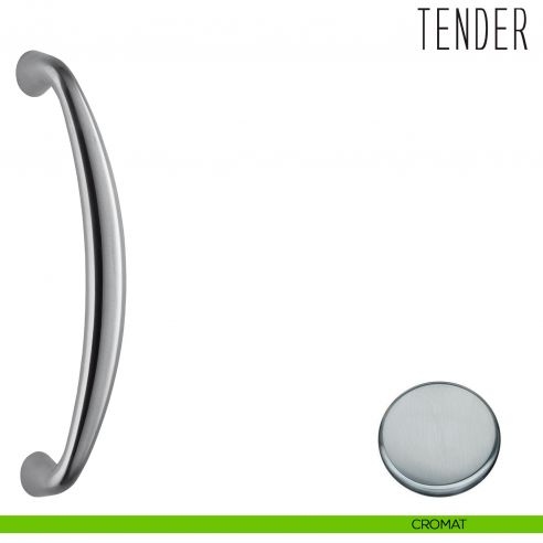 Maniglione per porta Tender Colombo Design zancato MG16 cromat