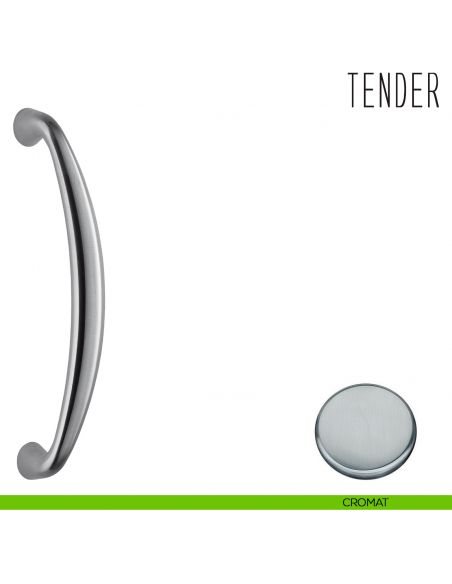 Maniglione per porta Tender Colombo Design zancato MG16 cromat