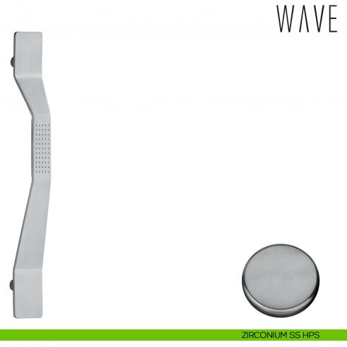 Maniglione per porta Wave Colombo Design MP16 B zirconium hps