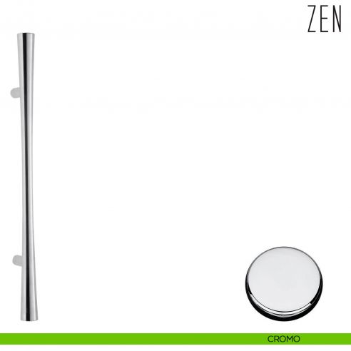 Maniglione per porta Zen Colombo Design CB36 A cromo