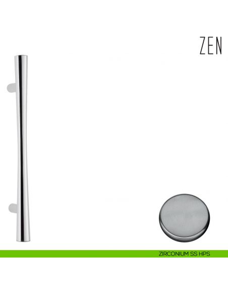 Maniglione per porta Zen Colombo Design CB36 B zirconium ss hps