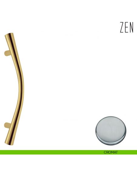 Maniglione per porta Zen Colombo Design zancato CB46 B cromat