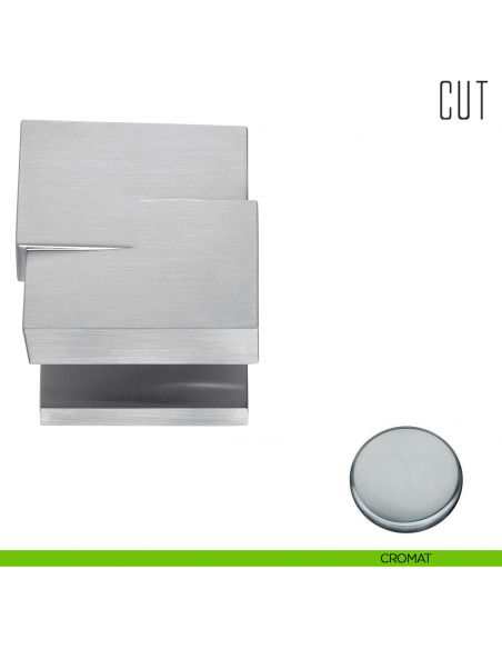 Pomello per porta Cut fisso Colombo Design cromat