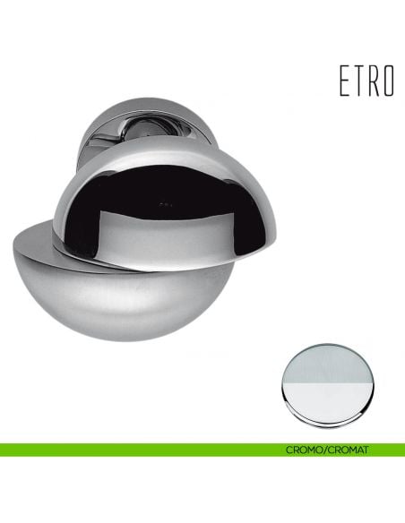 Pomello per porta Etro fisso Colombo Design cromo - cromat