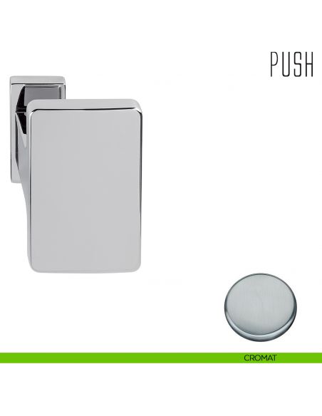Pomolo per porta Push fisso Colombo Design cromat
