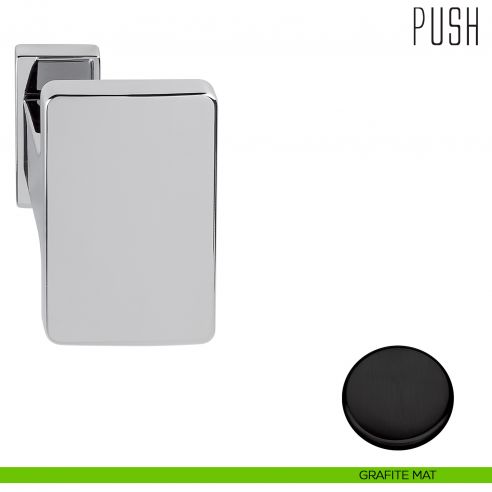 Pomolo per porta Push fisso Colombo Design grafite mat